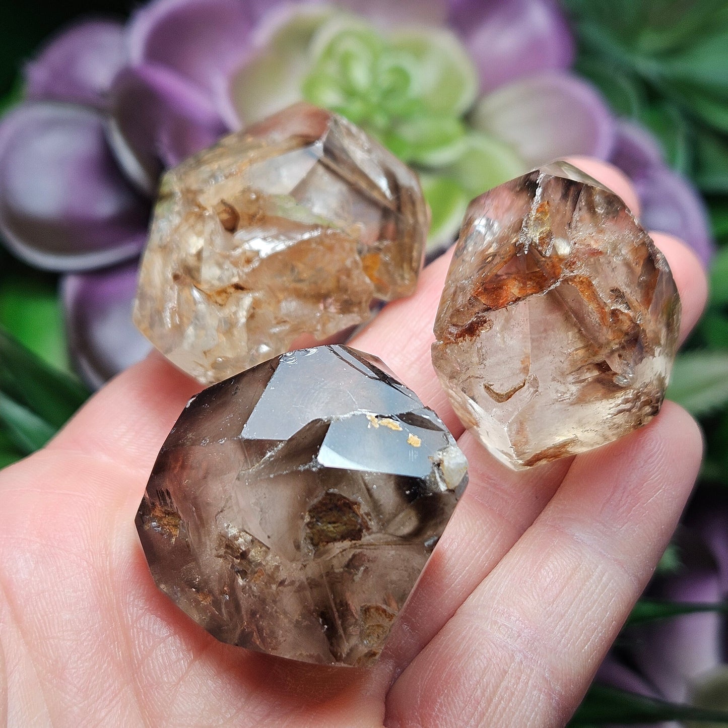 Smoky Quartz Point from Madagascar, Polished Towers