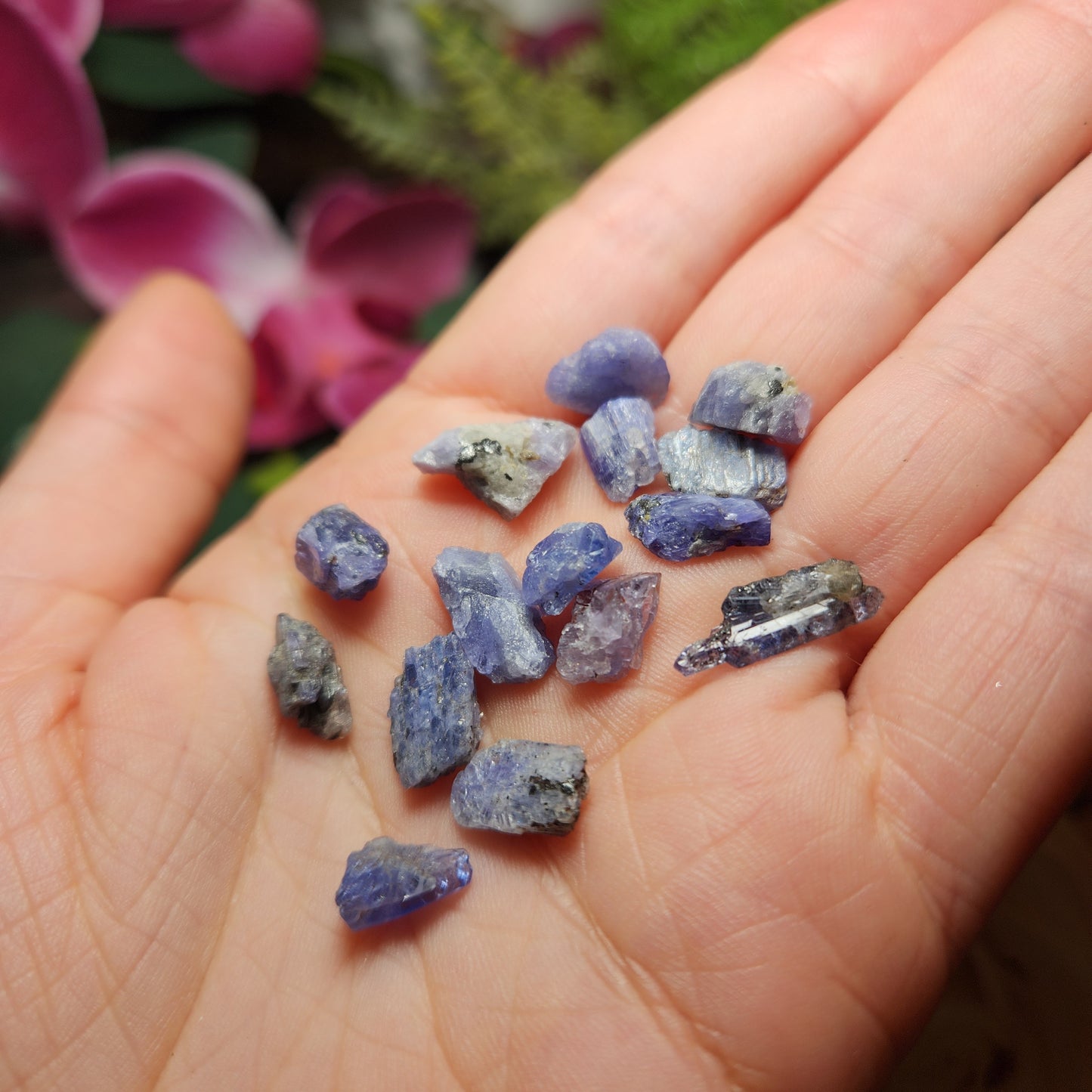 Raw Tanzanite Crystal, Natural Purple Tanzanite Specimen