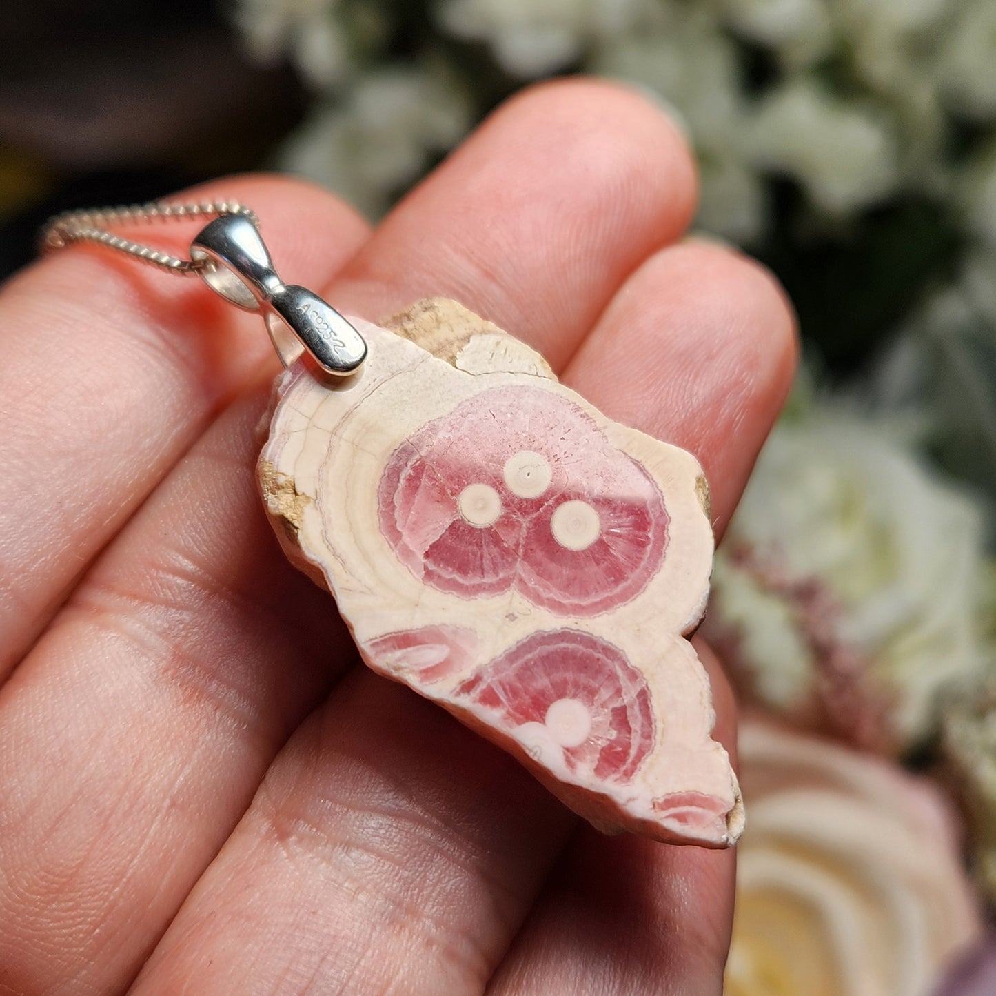 Rhodochrosite Pendant