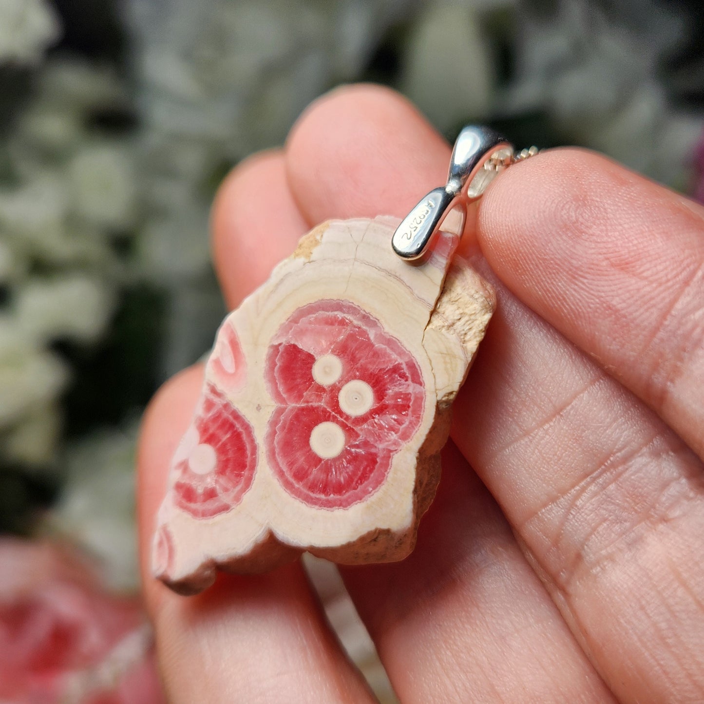 Rhodochrosite Pendant