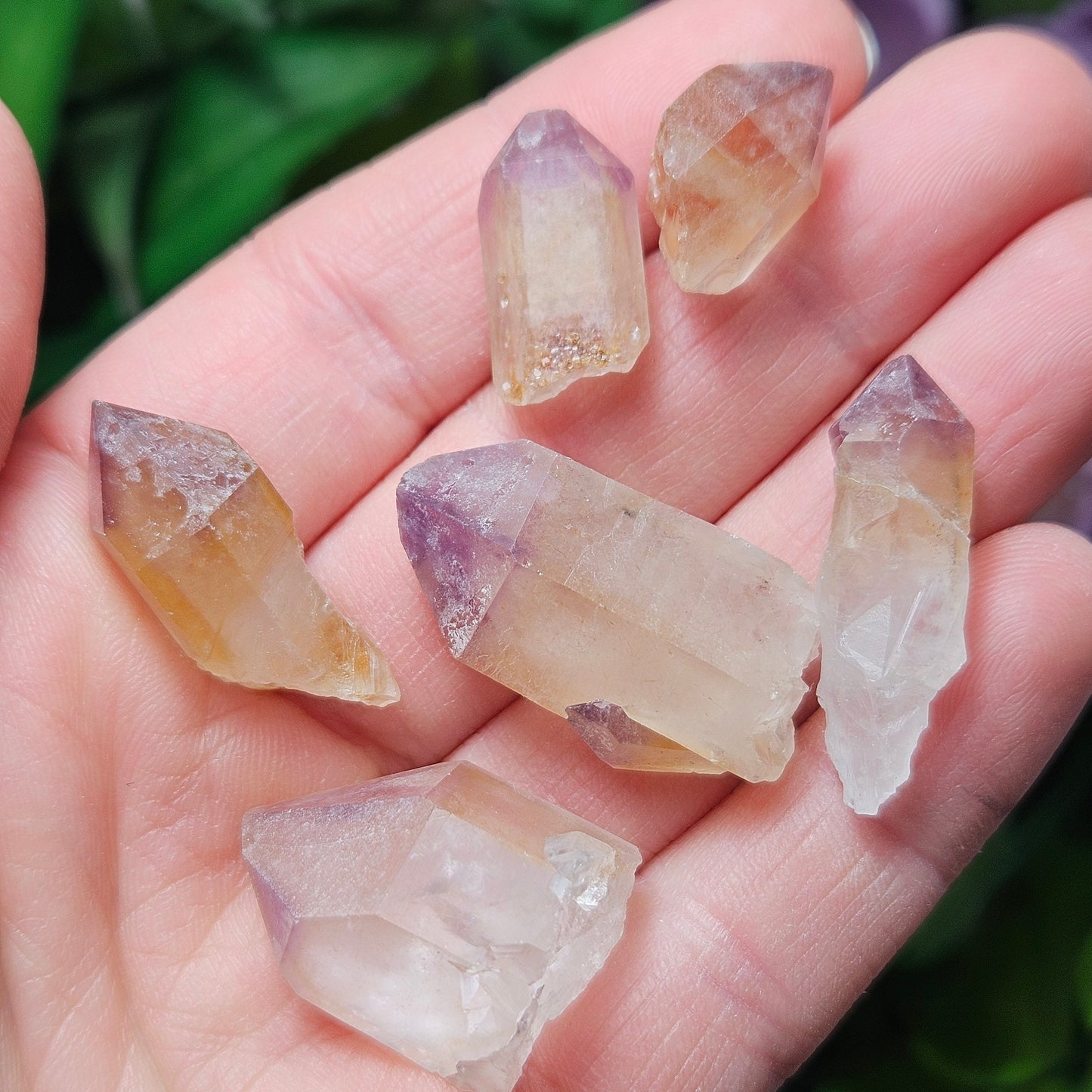 Purple Phantom Citrine Crystal