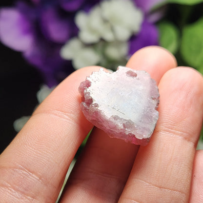 Purple & Pink Tourmaline Slice 5.40g, Watermelon Tourmaline Crystal – Polished Tourmaline Slice
