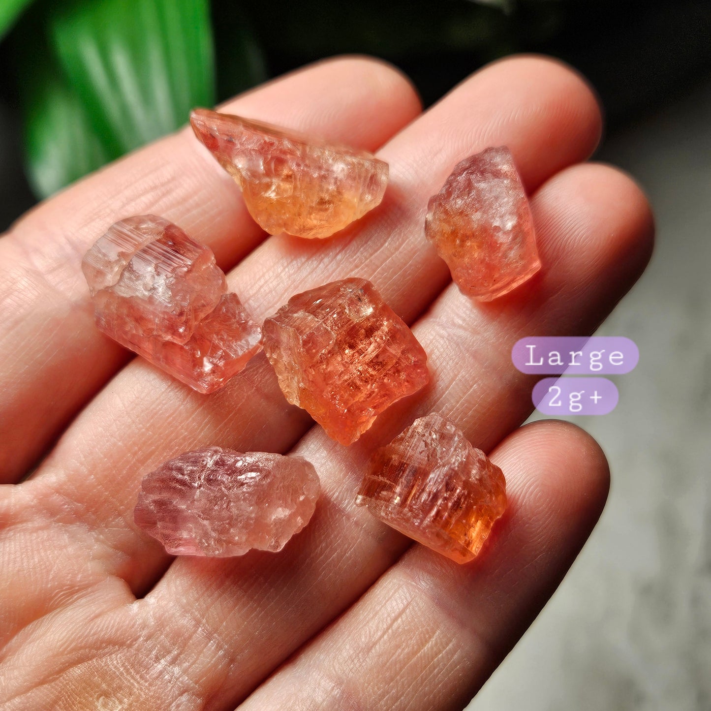 Pink Topaz Crystal