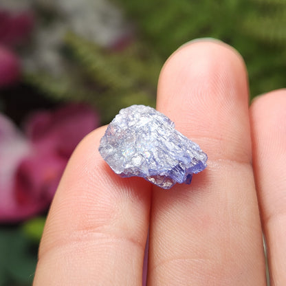 Raw Tanzanite Crystal, Natural Purple Tanzanite Specimen