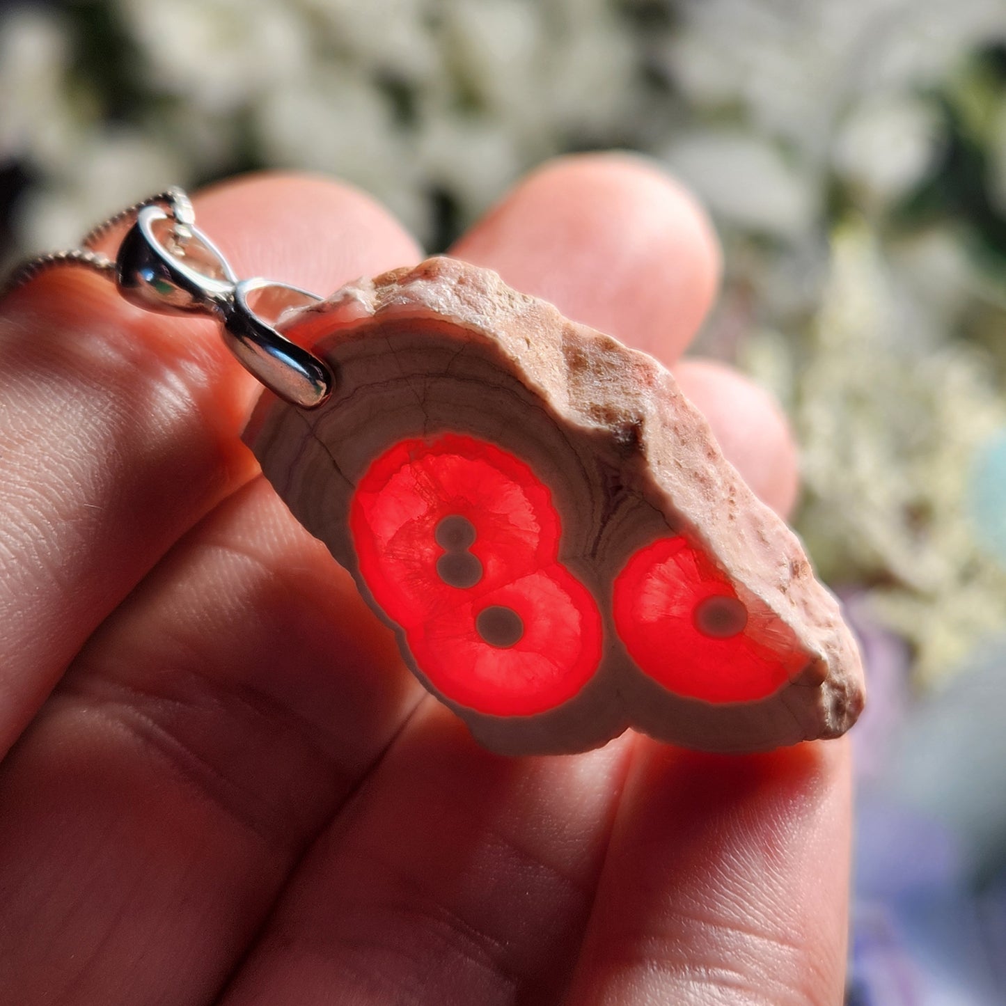 Rhodochrosite Pendant