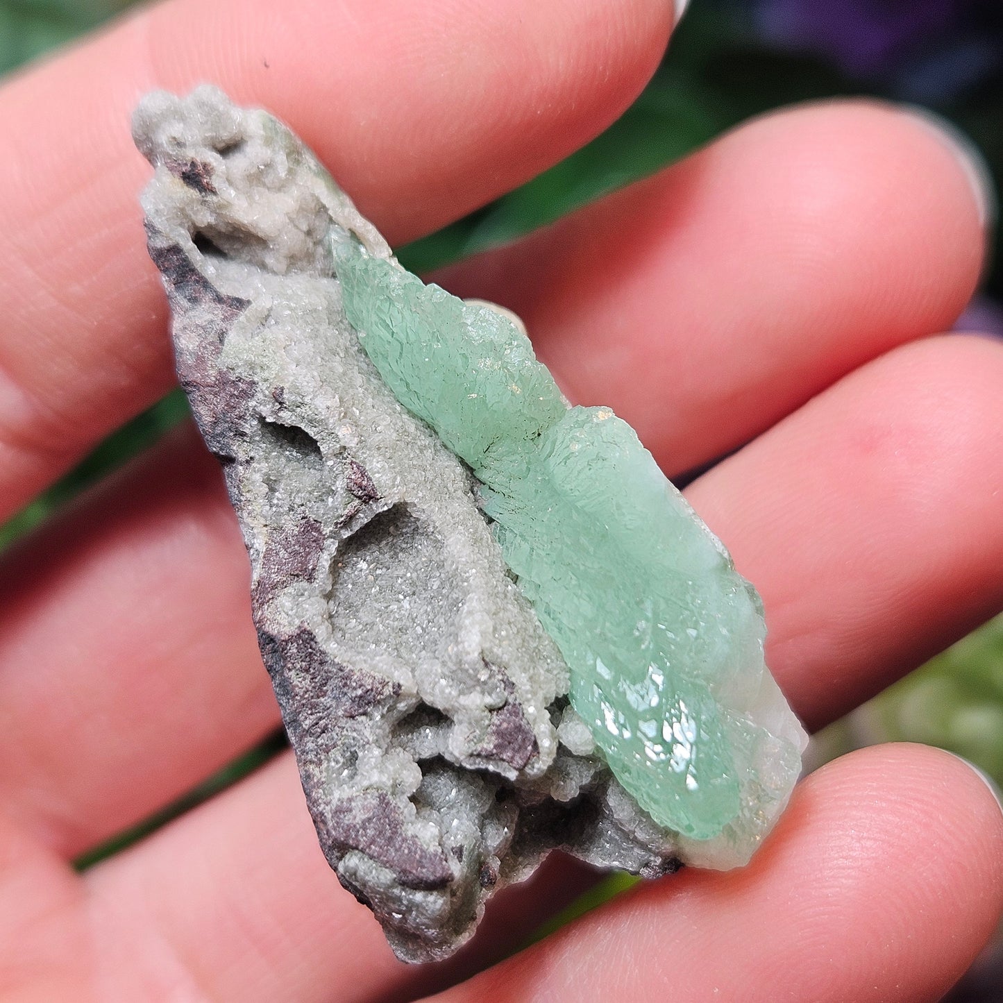 Green Apophyllite Crystal
