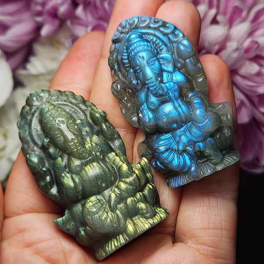Labradorite Ganesh