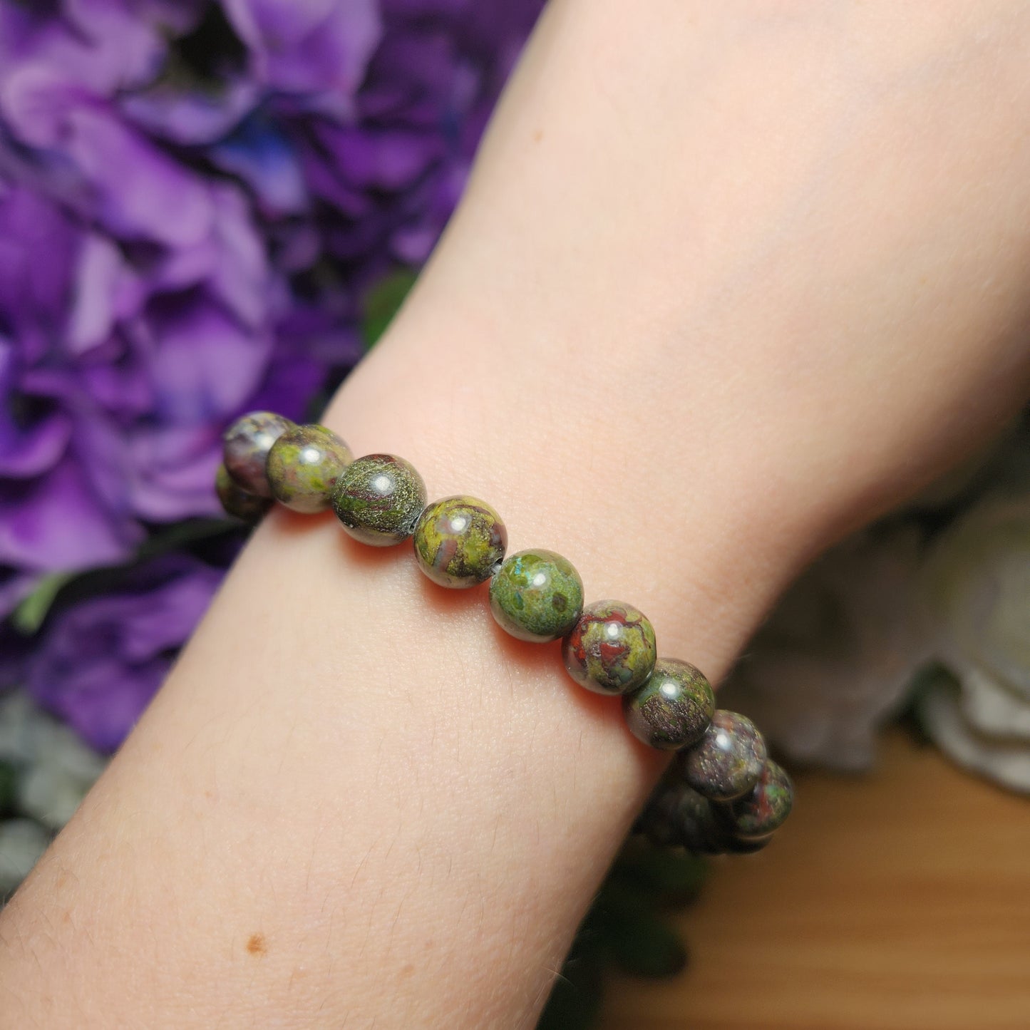 Dragon Bloodstone Bracelet