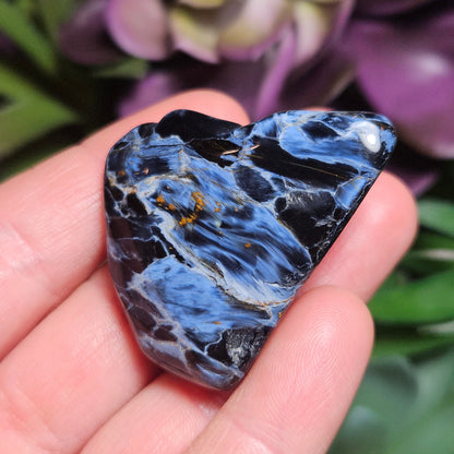 Pietersite AAA Crystal, Genuine Namibian Pietersite, Polished Pietersite Crystal Specimen, Blue Gold Red Pietersite