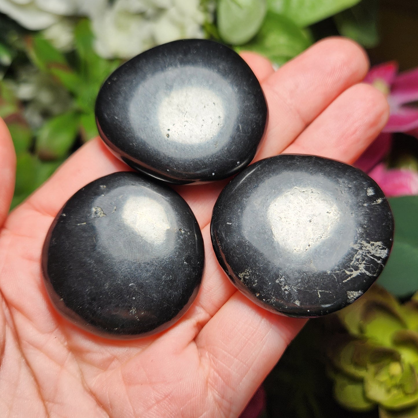 Polished Shungite Crystal, Elite Noble Shungite Disc