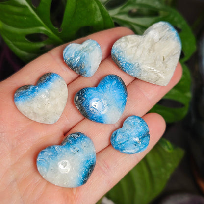 Blue Ice Glacierite Heart