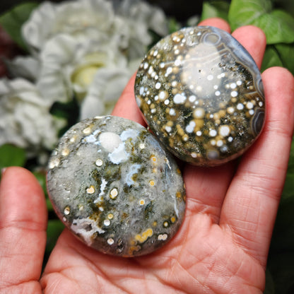 Ocean Jasper Palm Stone