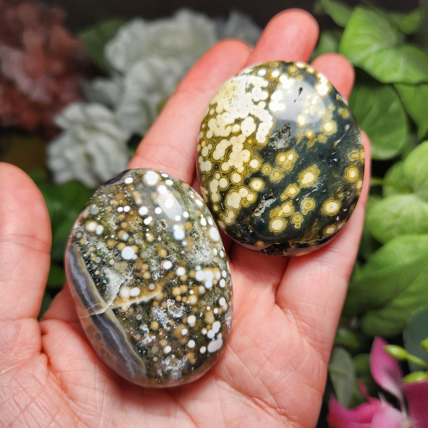 Ocean Jasper Palm Stone