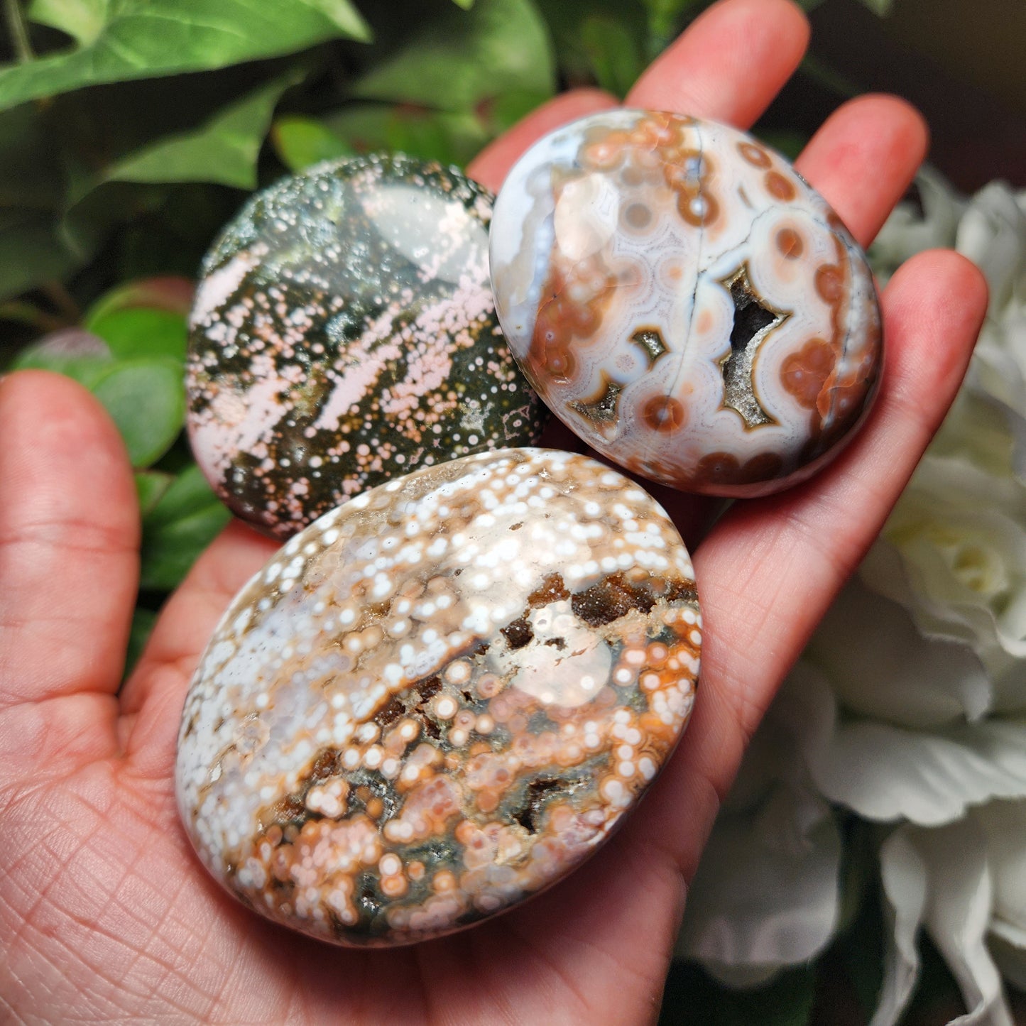 Ocean Jasper Palm Stone