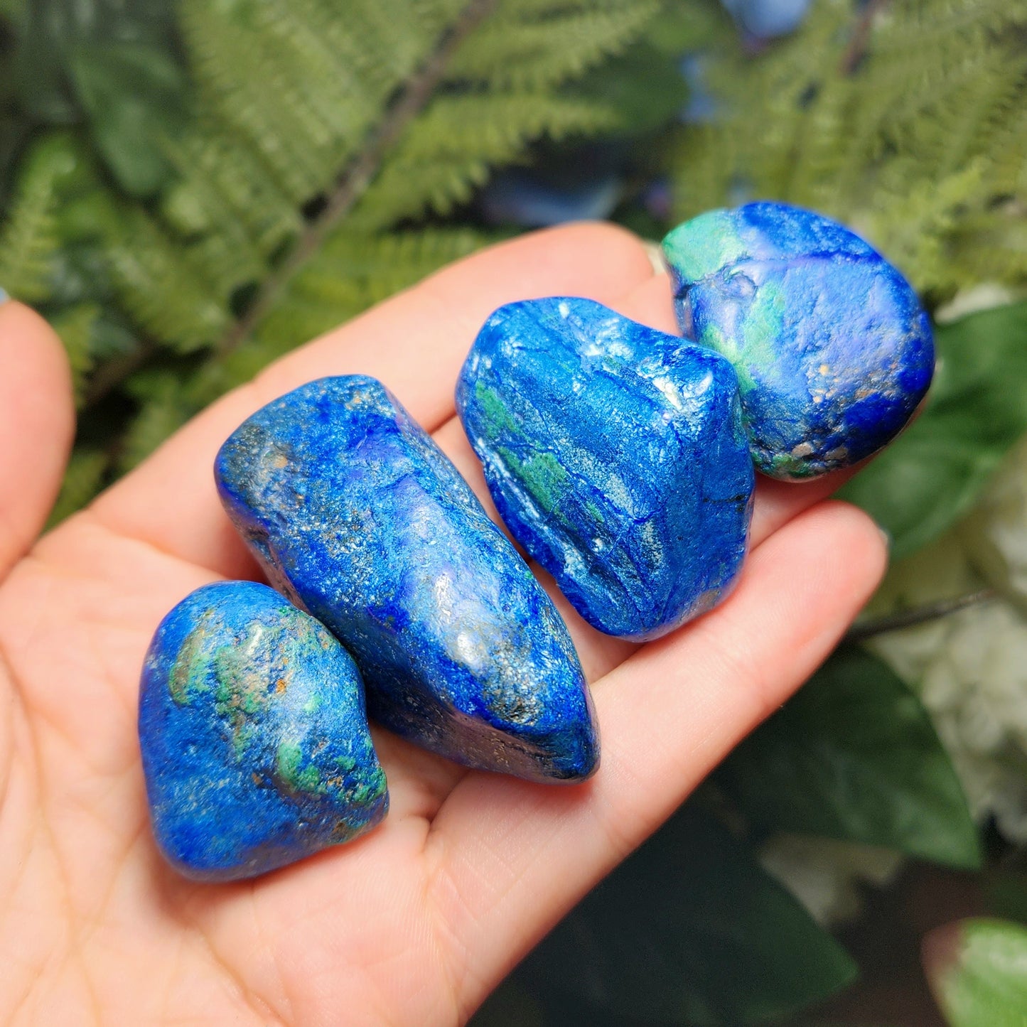 Azurite Malachite Specimen, Tumbled crystal from South Africa