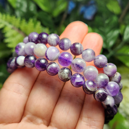 Chevron Amethyst Bracelet