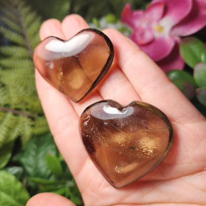 Smoky Quartz Heart