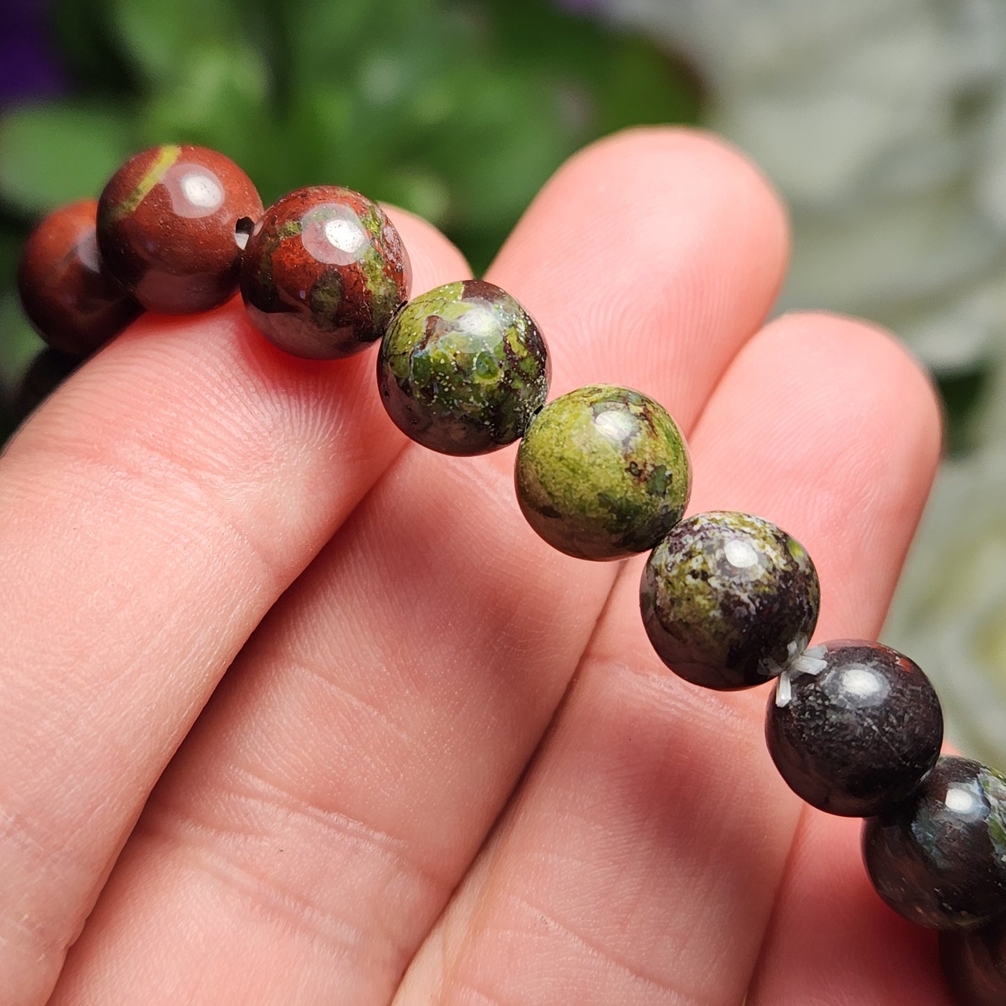 Dragon Bloodstone Bracelet