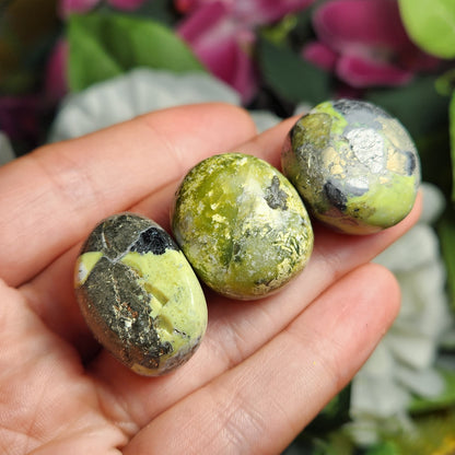 Serpentine with Pyrite