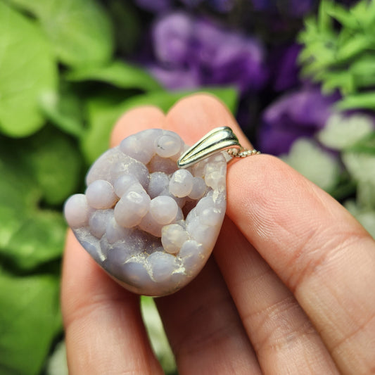 Grape Agate Pendant