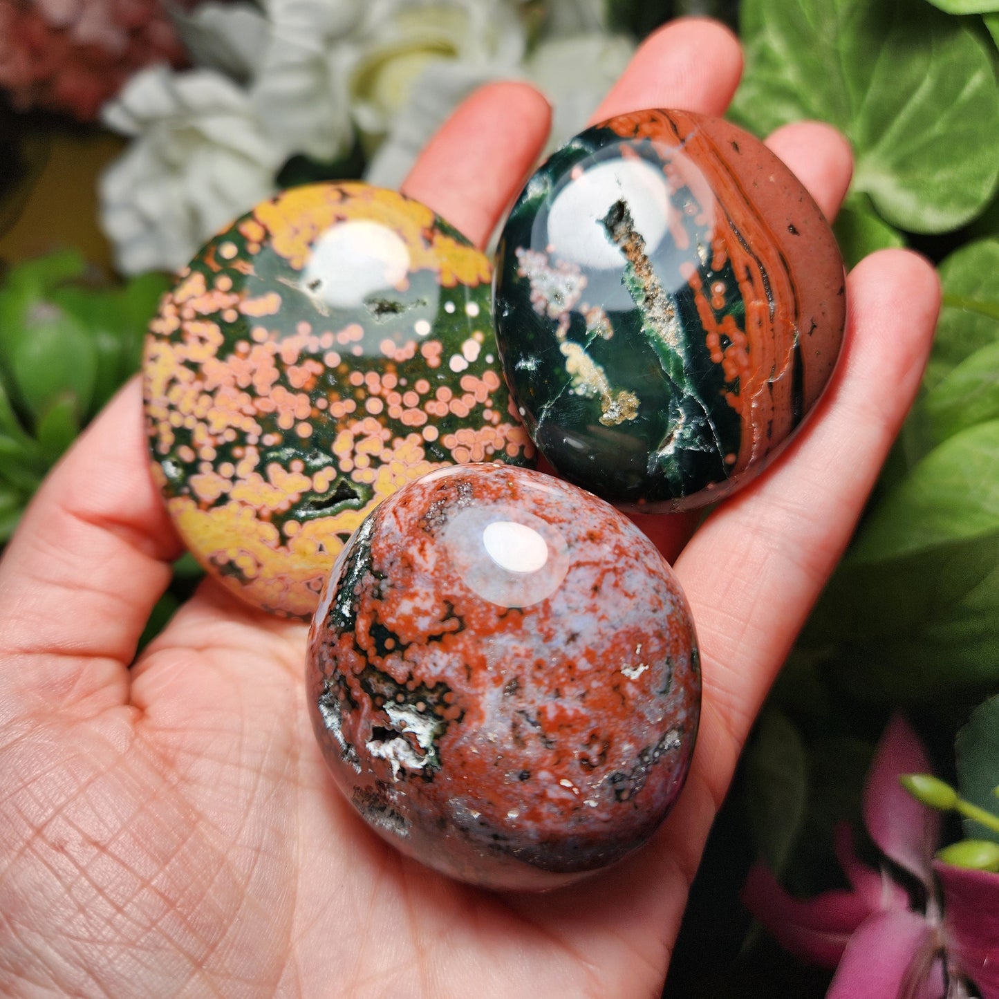 Ocean Jasper Palm Stone