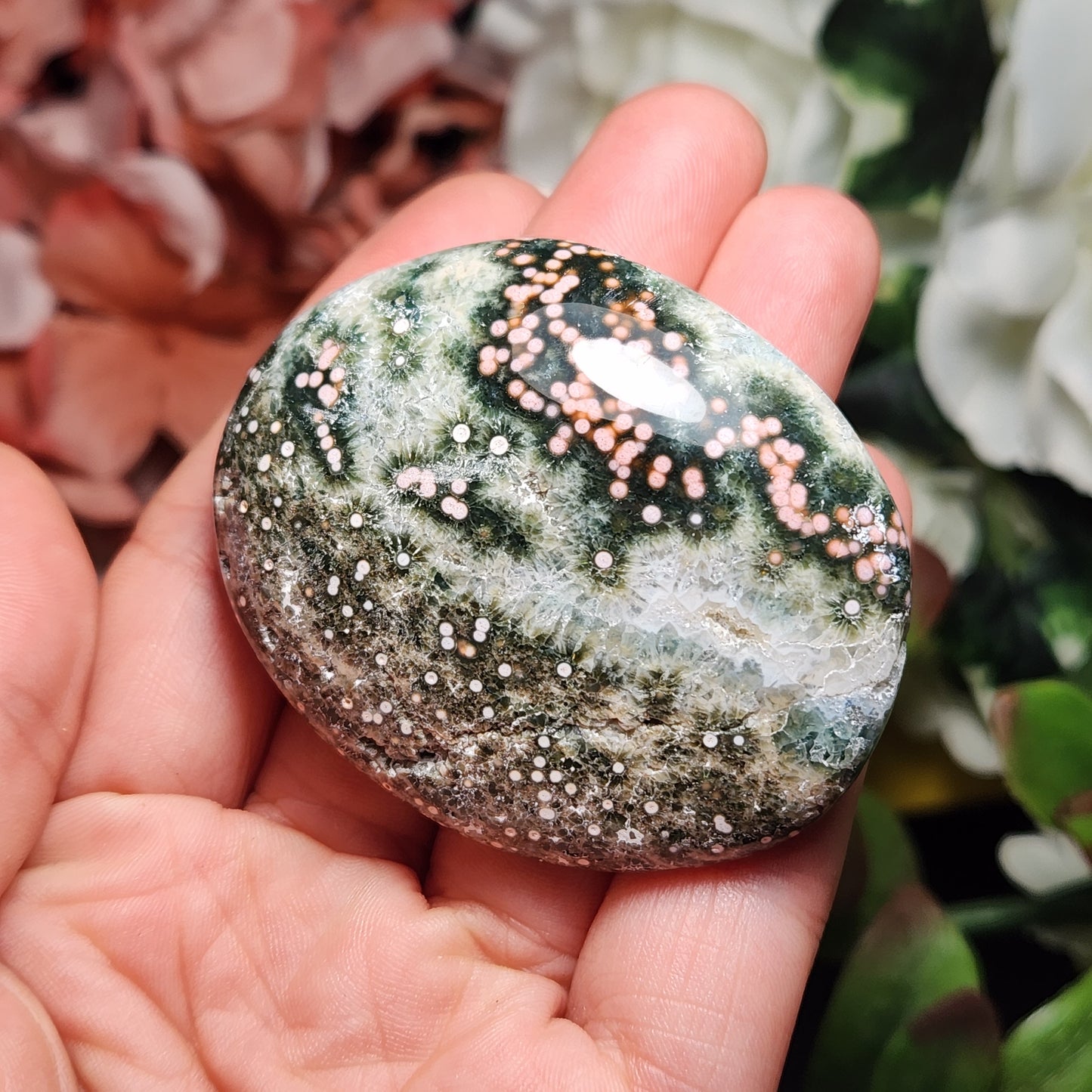 Ocean Jasper Palm Stone