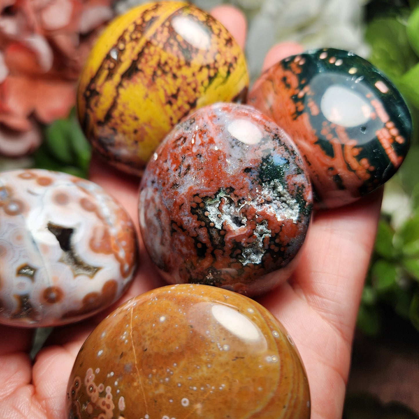 Ocean Jasper Palm Stone