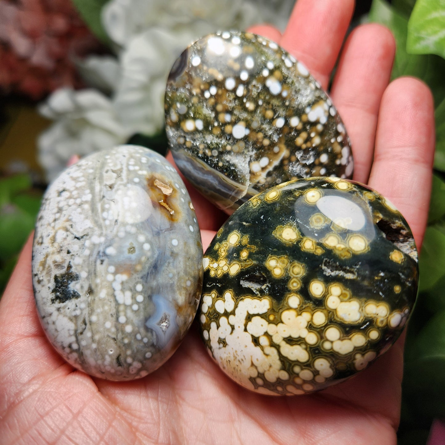 Ocean Jasper Palm Stone