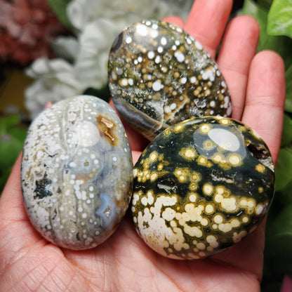 Ocean Jasper Palm Stone