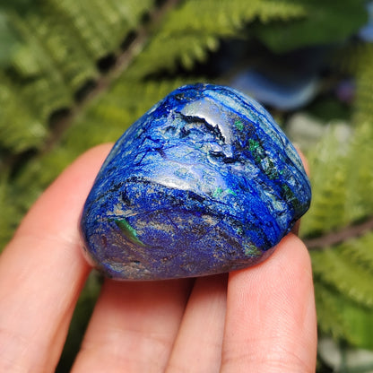 Azurite Malachite Specimen, Tumbled crystal from South Africa