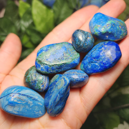Azurite Malachite Specimen, Tumbled crystal from South Africa