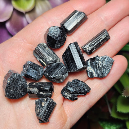 Raw Black Tourmaline Crystal