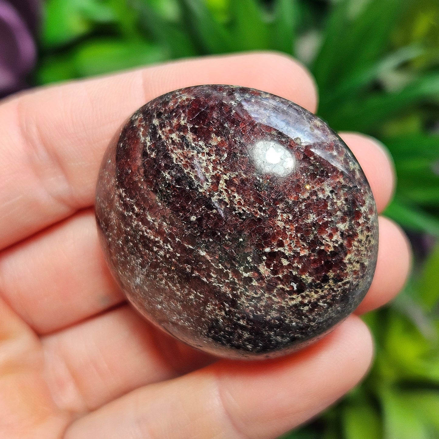 Garnet Palm Stone