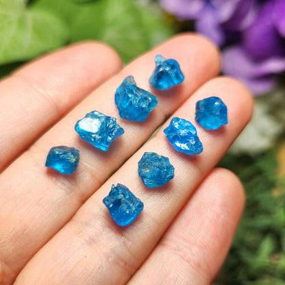 Neon Blue Apatite, Blue Apatite Crystal