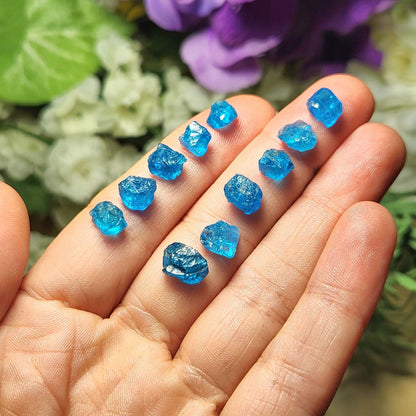 Neon Blue Apatite, Blue Apatite Crystal