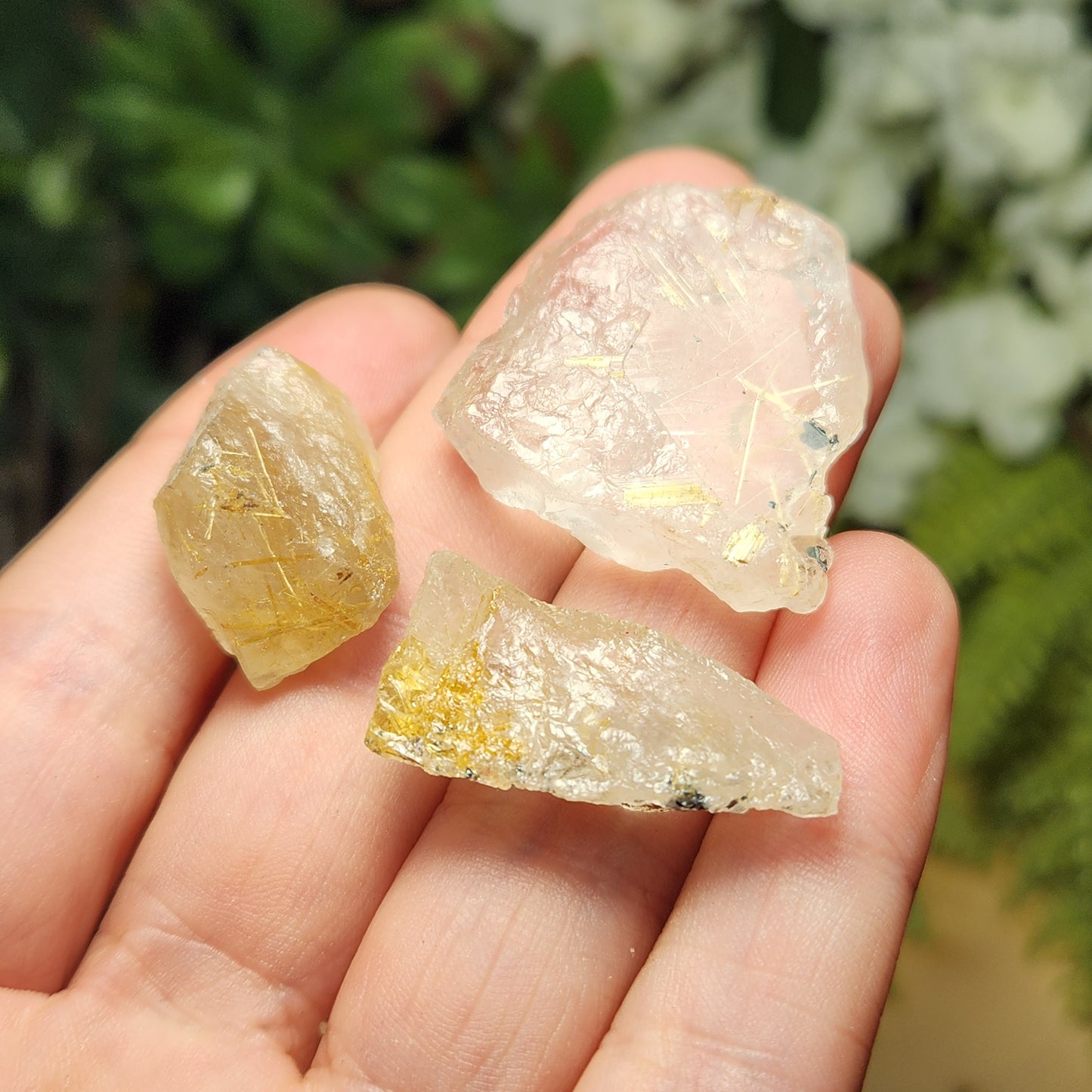 Raw Rutilated Quartz