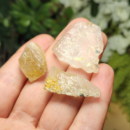 Raw Rutilated Quartz
