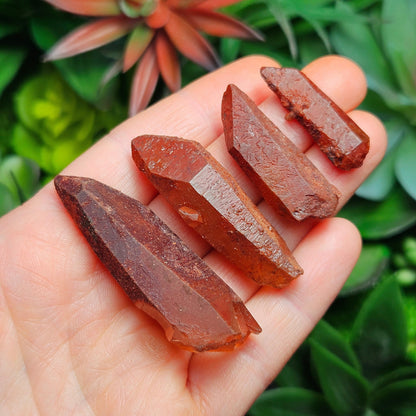 Red Quartz Crystal