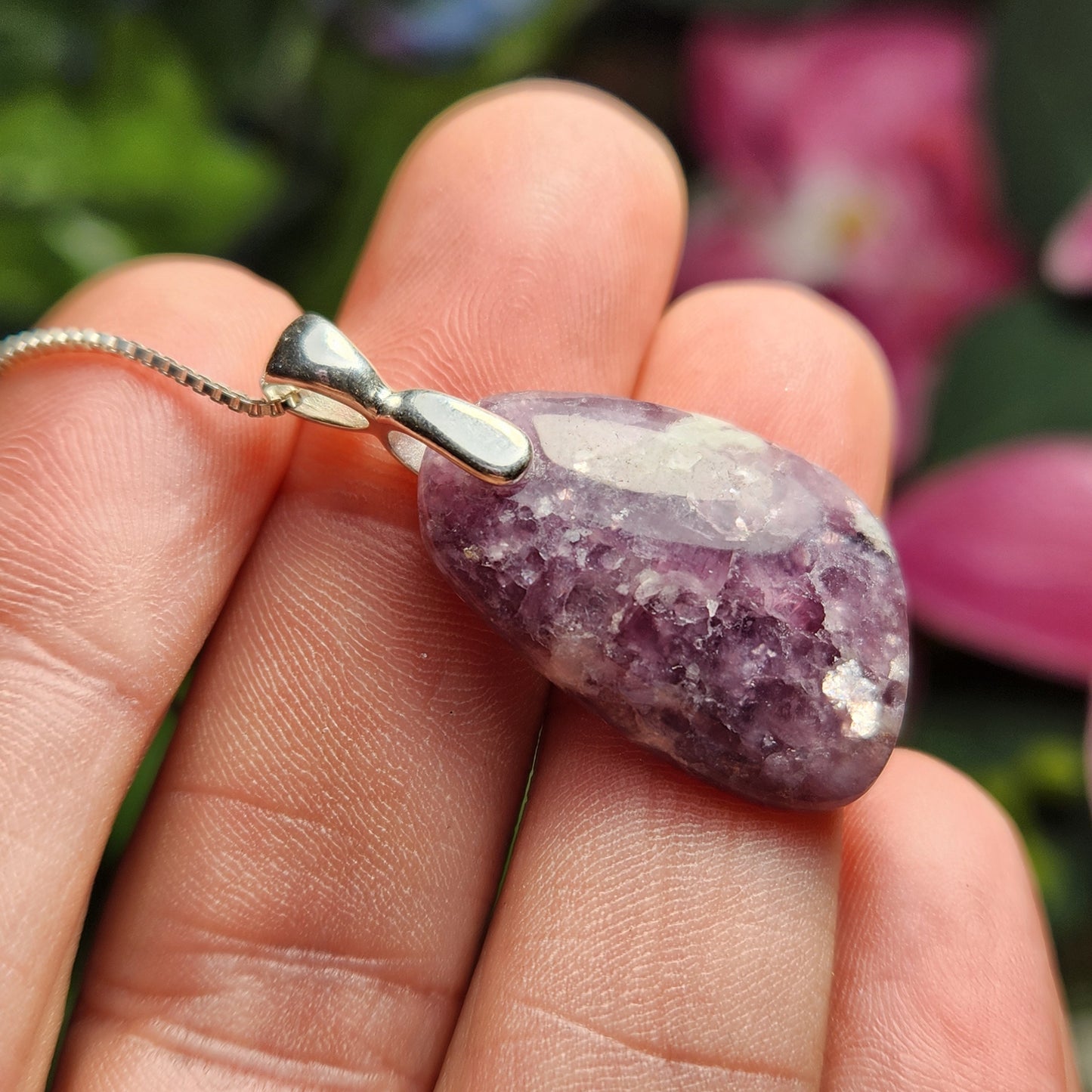 Lepidolite Pendant