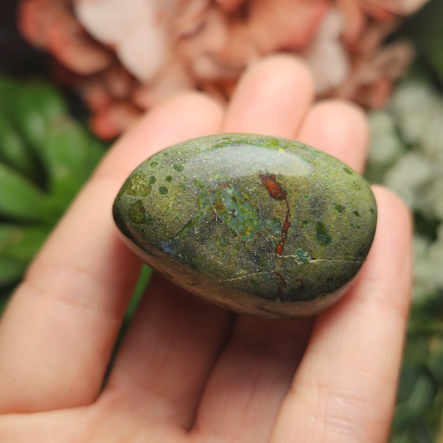 Dragon Bloodstone / Dragon Stone / Dragons Bloodstone / Dragon Bloodstone Palm / Dragon Blood Stone / Dragon Stone Rock / Dragon Crystal