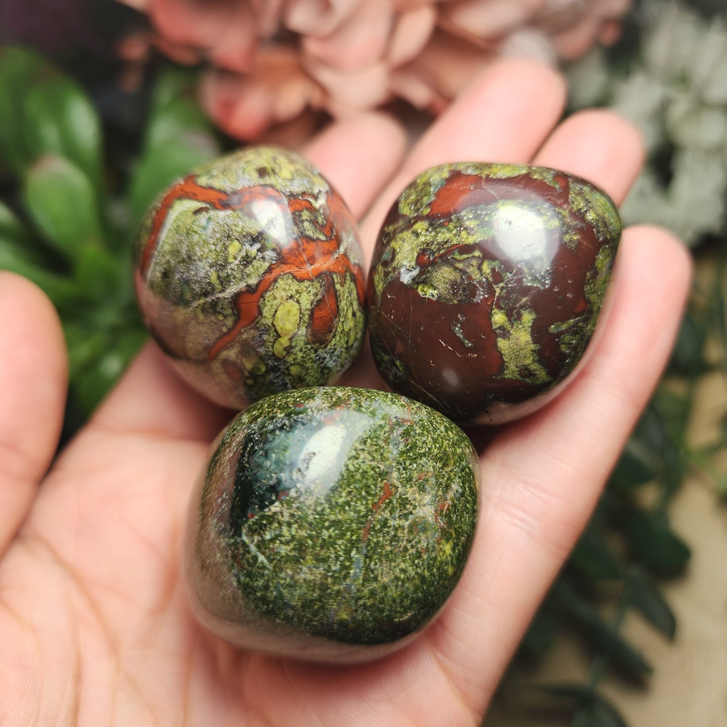 Dragon Bloodstone / Dragon Stone / Dragons Bloodstone / Dragon Bloodstone Palm / Dragon Blood Stone / Dragon Stone Rock / Dragon Crystal