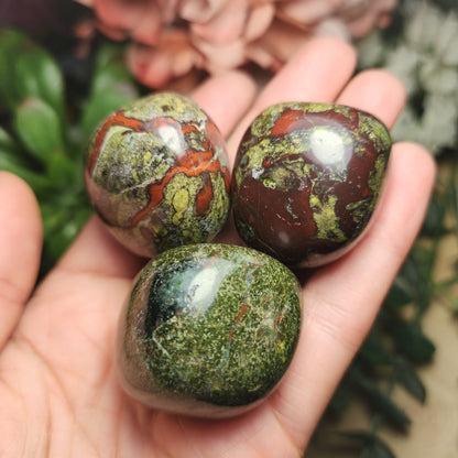 Dragon Bloodstone / Dragon Stone / Dragons Bloodstone / Dragon Bloodstone Palm / Dragon Blood Stone / Dragon Stone Rock / Dragon Crystal