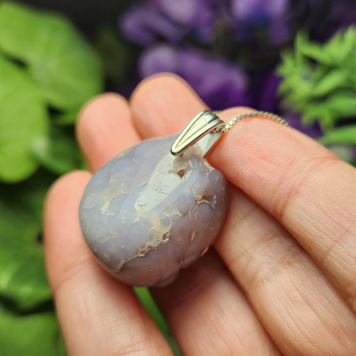 Grape Agate Pendant