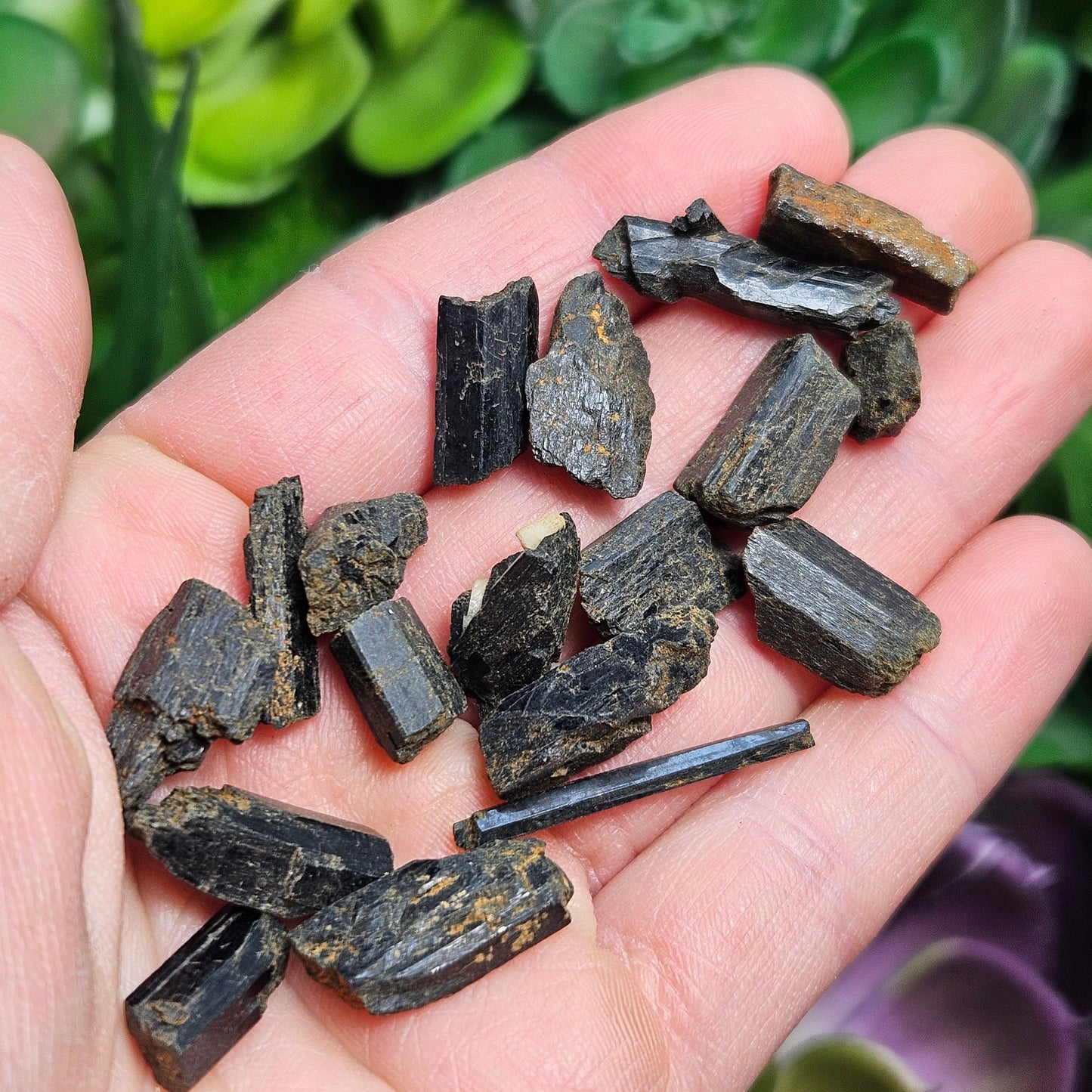 Black Aegirine Crystal