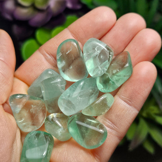 Green Fluorite Crystal