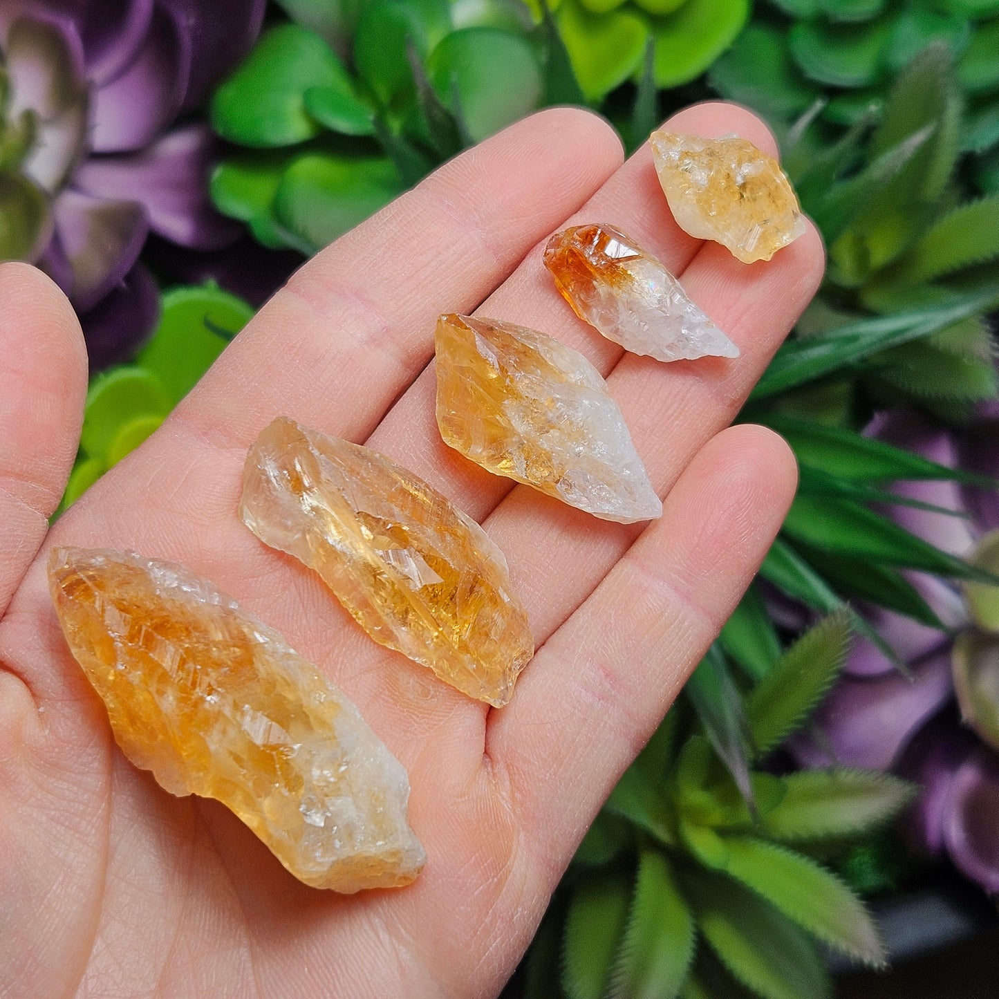 Raw Citrine Crystal, Brazilian Citrine Stone, Citrine Gemstone, Yellow Birthstone