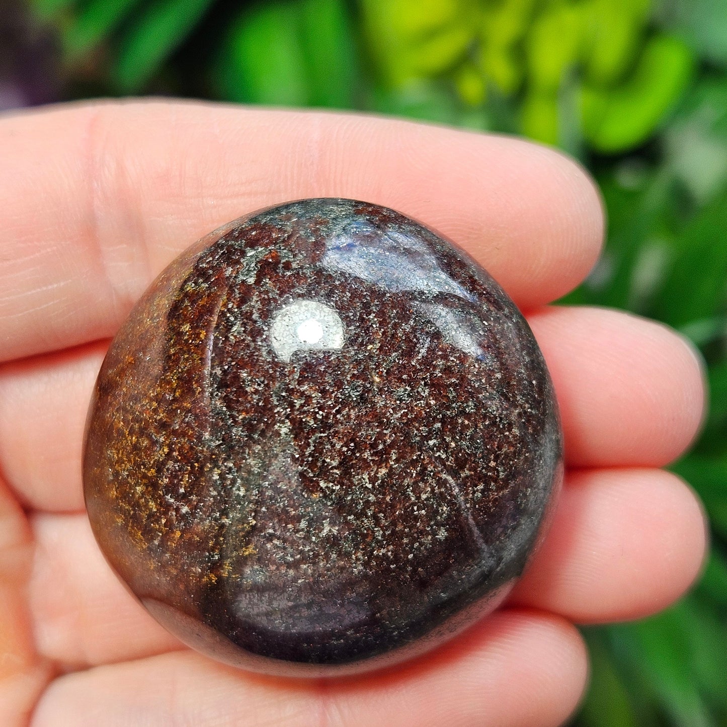 Garnet Palm Stone