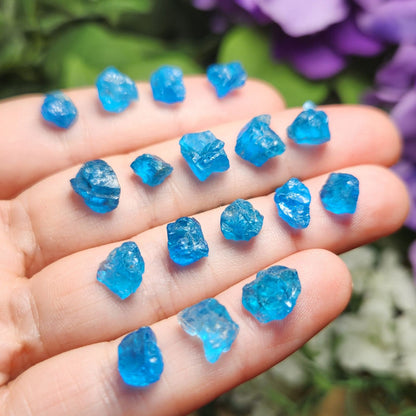 Neon Blue Apatite, Blue Apatite Crystal