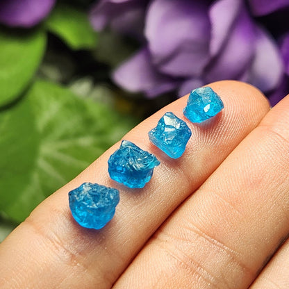 Neon Blue Apatite, Blue Apatite Crystal