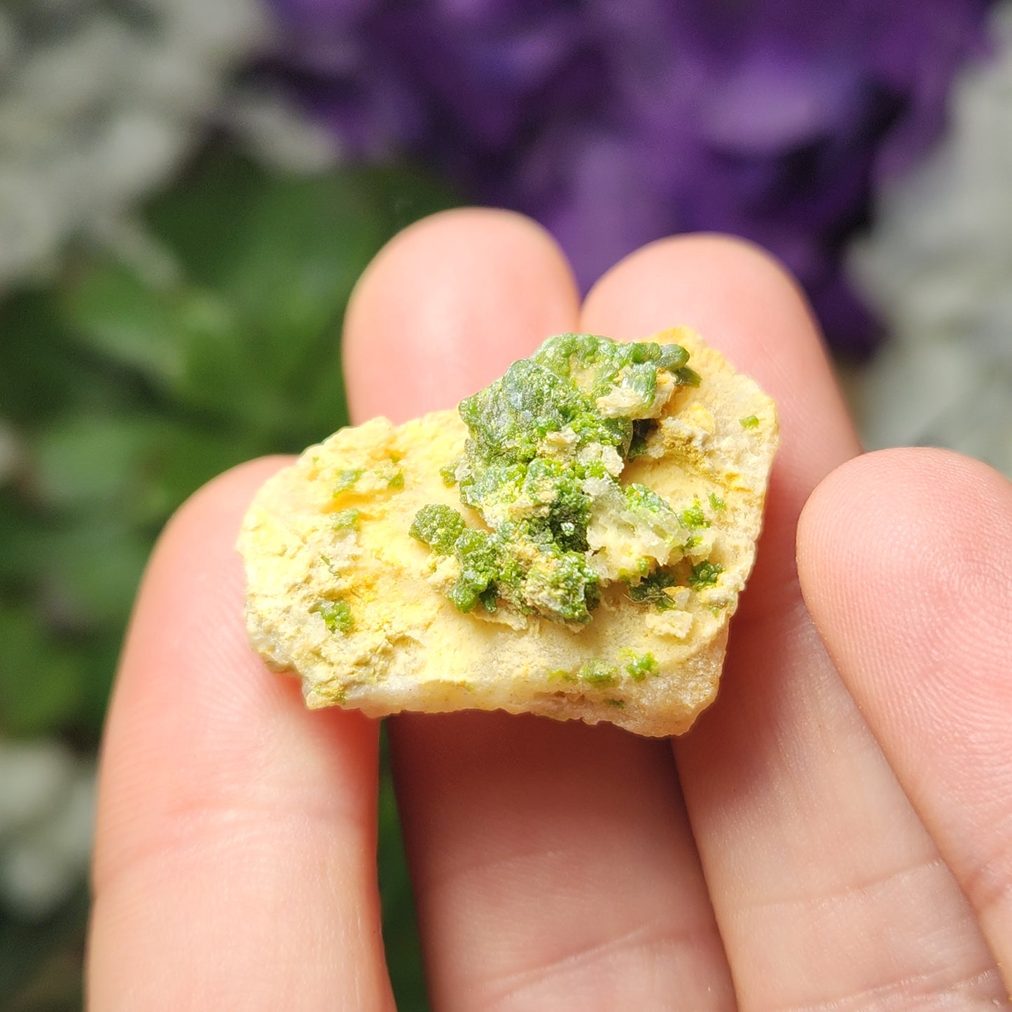 Raw Pyromorphite Crystal, Pyromorphite Cluster on Matrix